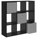 Sideboard med skuffe Sort eg 102 x 31 x 99,5 cm