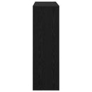 Sideboard med skuffe Sort eg 102 x 31 x 99,5 cm