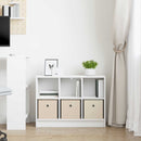 Sideboard med skuffe Hvid 73,5 x 22,5 x 53,5 cm