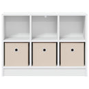 Sideboard med skuffe Hvid 73,5 x 22,5 x 53,5 cm