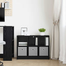 Sideboard med skuffe Sort eg 73,5 x 22,5 x 53,5 cm