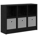 Sideboard med skuffe Sort eg 73,5 x 22,5 x 53,5 cm
