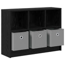 Sideboard med skuffe Sort eg 73,5 x 22,5 x 53,5 cm