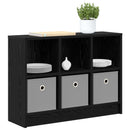 Sideboard med skuffe Sort eg 73,5 x 22,5 x 53,5 cm