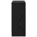 Sideboard med skuffe Sort eg 73,5 x 22,5 x 53,5 cm