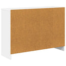 Sideboard med skuffe Hvid 88,5 x 27,5 x 63,5 cm