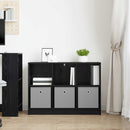 Sideboard med skuffe Sort eg 88,5 x 27,5 x 63,5 cm