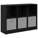 Sideboard med skuffe Sort eg 88,5 x 27,5 x 63,5 cm
