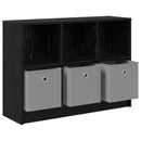 Sideboard med skuffe Sort eg 88,5 x 27,5 x 63,5 cm