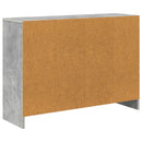 Sideboard med skuffe Beton Grå 88,5 x 27,5 x 63,5 cm