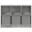 Sideboard med skuffe Beton Grå 88,5 x 27,5 x 63,5 cm