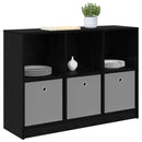 Sideboard med skuffe Sort eg 102 x 32 x 73,5 cm