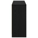 Sideboard med skuffe Sort eg 102 x 32 x 73,5 cm