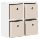 Sideboard med skuffe Hvid 49,5 x 22 x 47 cm