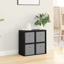 Sideboard med skuffe Sort eg 49,5 x 22 x 47 cm