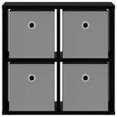 Sideboard med skuffe Sort eg 49,5 x 22 x 47 cm