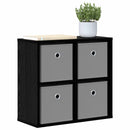 Sideboard med skuffe Sort eg 49,5 x 22 x 47 cm