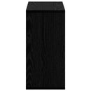 Sideboard med skuffe Sort eg 49,5 x 22 x 47 cm