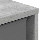 Sideboard med skuffe Beton Grå 49,5 x 22 x 47 cm
