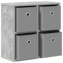 Sideboard med skuffe Beton Grå 49,5 x 22 x 47 cm