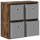 Sideboard med skuffe Røget eg 49,5 x 22 x 47 cm