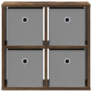 Sideboard med skuffe Røget eg 49,5 x 22 x 47 cm