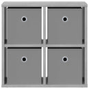 Sideboard med skuffe Grå Sonoma 49,5 x 22 x 47 cm