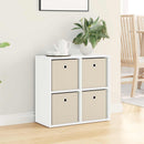 Sideboard med skuffe Hvid 59,5 x 27 x 57 cm