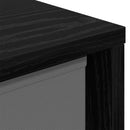 Sideboard med skuffe Sort eg 59,5 x 27 x 57 cm
