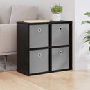 Sideboard med skuffe Sort eg 59,5 x 27 x 57 cm