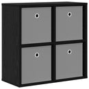 Sideboard med skuffe Sort eg 59,5 x 27 x 57 cm
