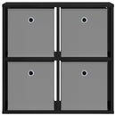 Sideboard med skuffe Sort eg 59,5 x 27 x 57 cm