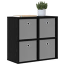 Sideboard med skuffe Sort eg 59,5 x 27 x 57 cm