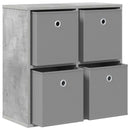 Sideboard med skuffe Beton Grå 59,5 x 27 x 57 cm