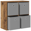 Sideboard med skuffe Gammelt træ 59,5 x 27 x 57 cm