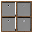 Sideboard med skuffe Gammelt træ 59,5 x 27 x 57 cm