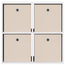 Sideboard med skuffe Hvid 68,5 x 32 x 67 cm