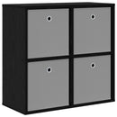 Sideboard med skuffe Sort eg 68,5 x 32 x 67 cm