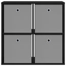 Sideboard med skuffe Sort eg 68,5 x 32 x 67 cm