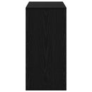Sideboard med skuffe Sort eg 68,5 x 32 x 67 cm