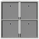 Sideboard med skuffe Beton Grå 68,5 x 32 x 67 cm