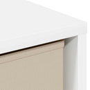 Sideboard med skuffe Hvid 25,5 x 22 x 69,5 cm