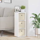 Sideboard med skuffe Hvid 25,5 x 22 x 69,5 cm