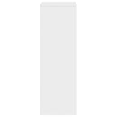 Sideboard med skuffe Hvid 25,5 x 22 x 69,5 cm