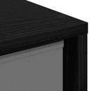 Sideboard med skuffe Sort eg 25,5 x 22 x 69,5 cm
