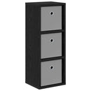 Sideboard med skuffe Sort eg 25,5 x 22 x 69,5 cm