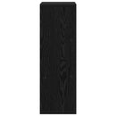 Sideboard med skuffe Sort eg 25,5 x 22 x 69,5 cm