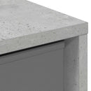 Sideboard med skuffe Beton Grå 25,5 x 22 x 69,5 cm