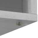 Sideboard med skuffe Beton Grå 25,5 x 22 x 69,5 cm