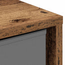 Sideboard med skuffe Gammelt træ 25,5 x 22 x 69,5 cm